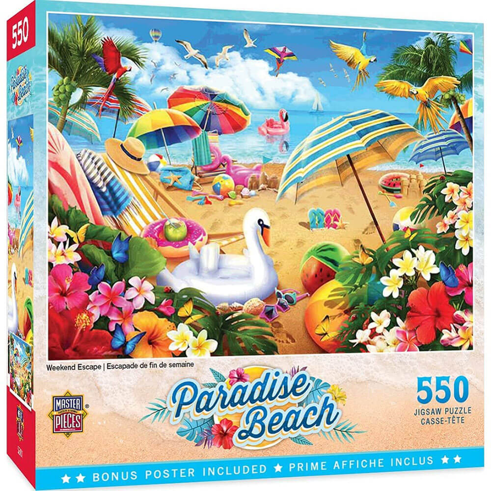 Masterpieces Paradise Beach 550pc puslespil