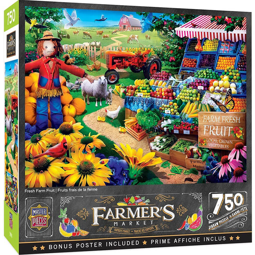 Masterpieces Farmer's Market 750pc rompecabezas