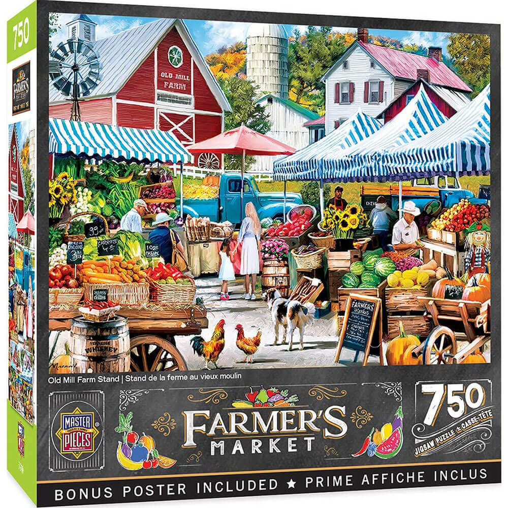 Masterpieces Farmer's Market 750pc puzzel