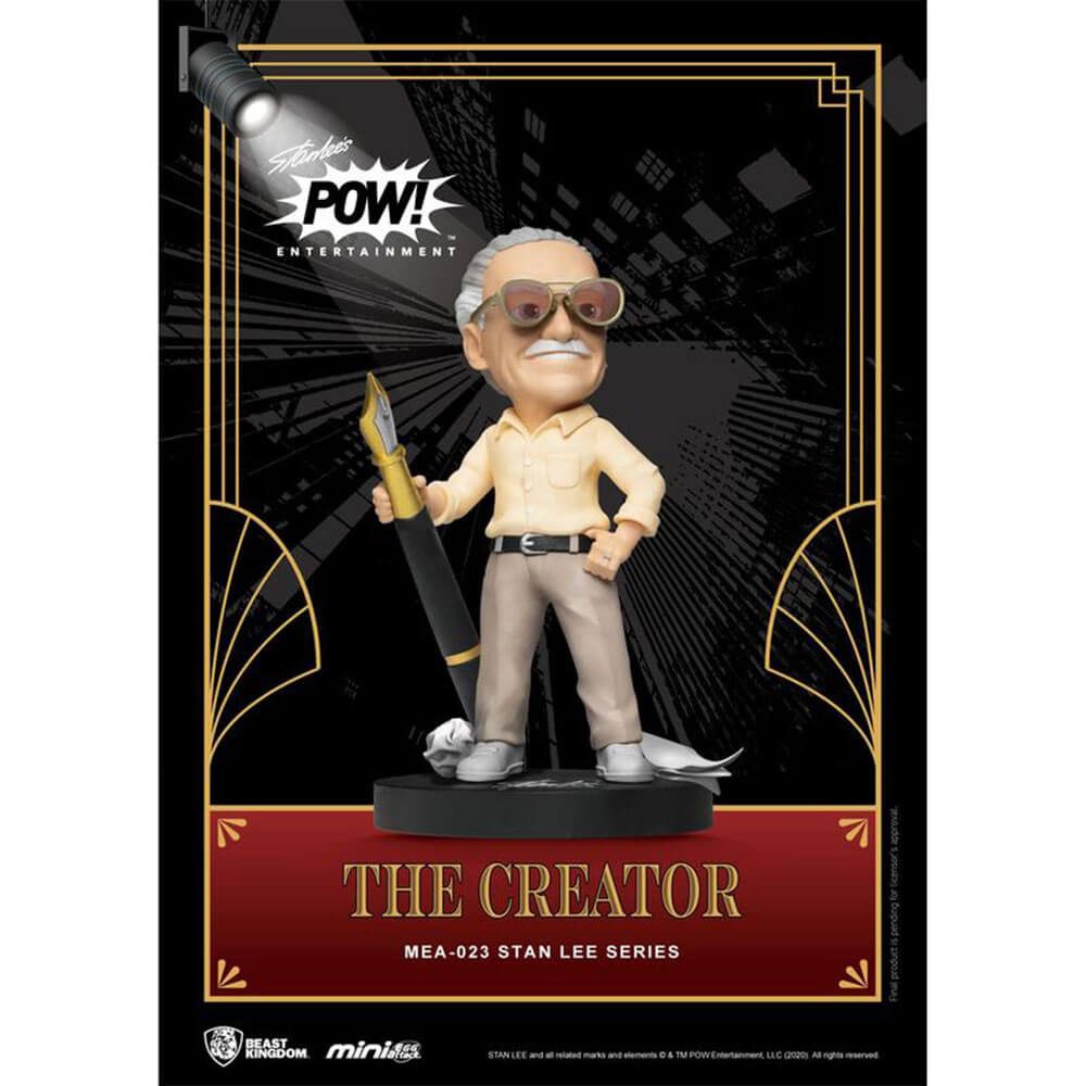 Mini Figura de ação de ataque de ovo Stan lee