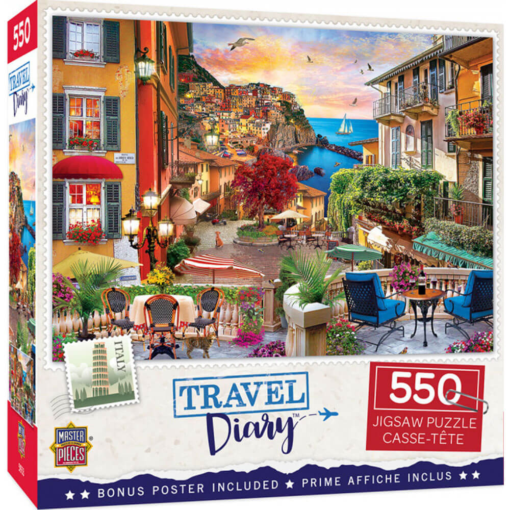 Masterpieces de viaje diario 550pc rompecabezas