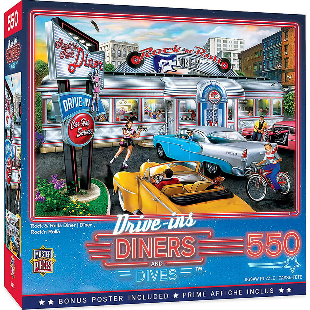 Drive-ins Diners & Dives 550pc puslespil