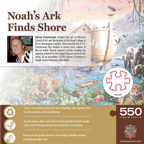 MasterPieces Noah's Ark Finds Shore 1000pc Puzzle