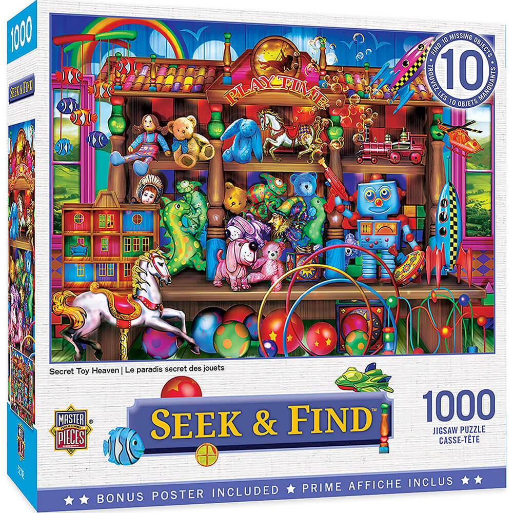 Masterpieces zoeken en vinden 1000 pc puzzel