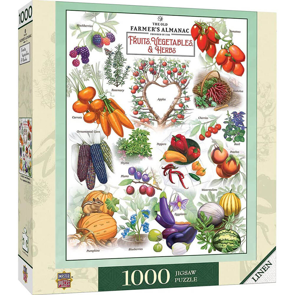 Masterpieces Farmers Almanac 1000pc puslespil