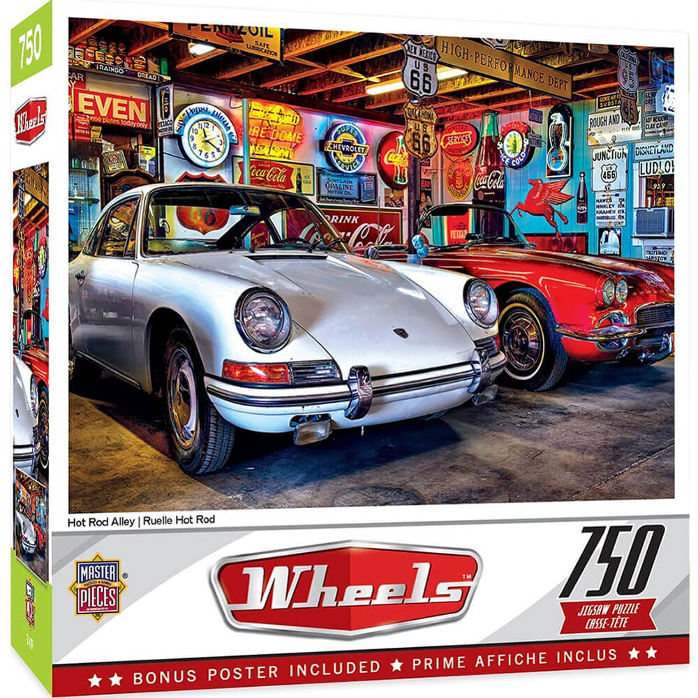 Masterpieces Wheels 750pc Puzzle