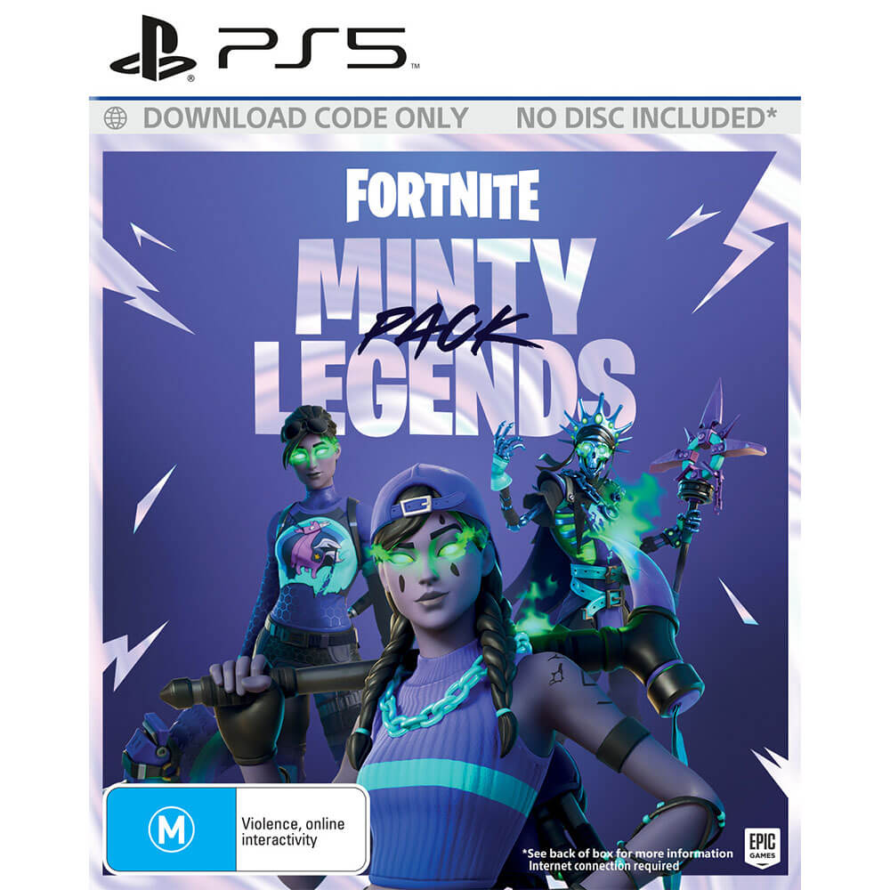 Juego de paquete de leyendas de fortnite minty