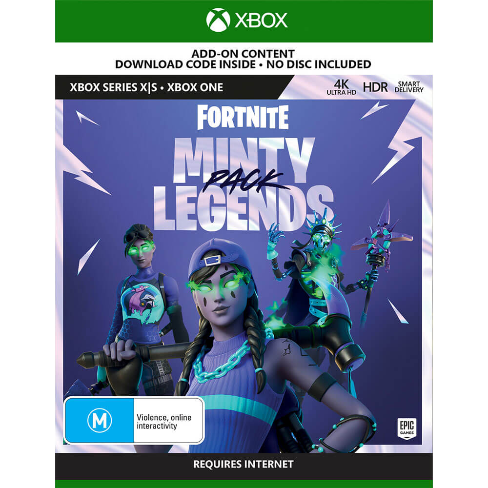 Juego de paquete de leyendas de fortnite minty