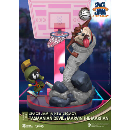 BK D-Stage Tasmanian Devil & Marvin the Martian Figure