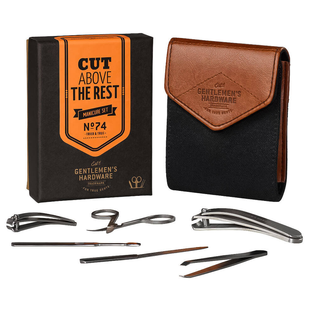 Gentlemen's Hardware Manicure Set (Charcoal)