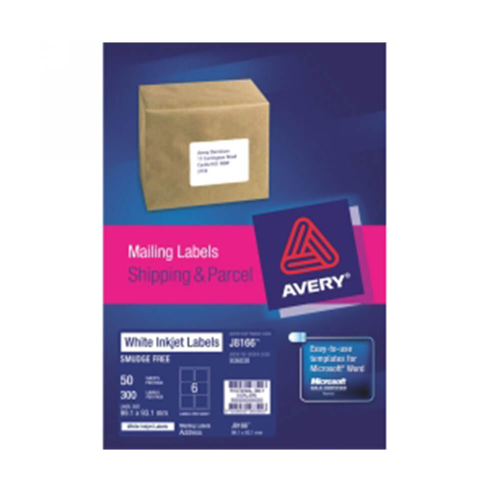 Avery Inkjet -label