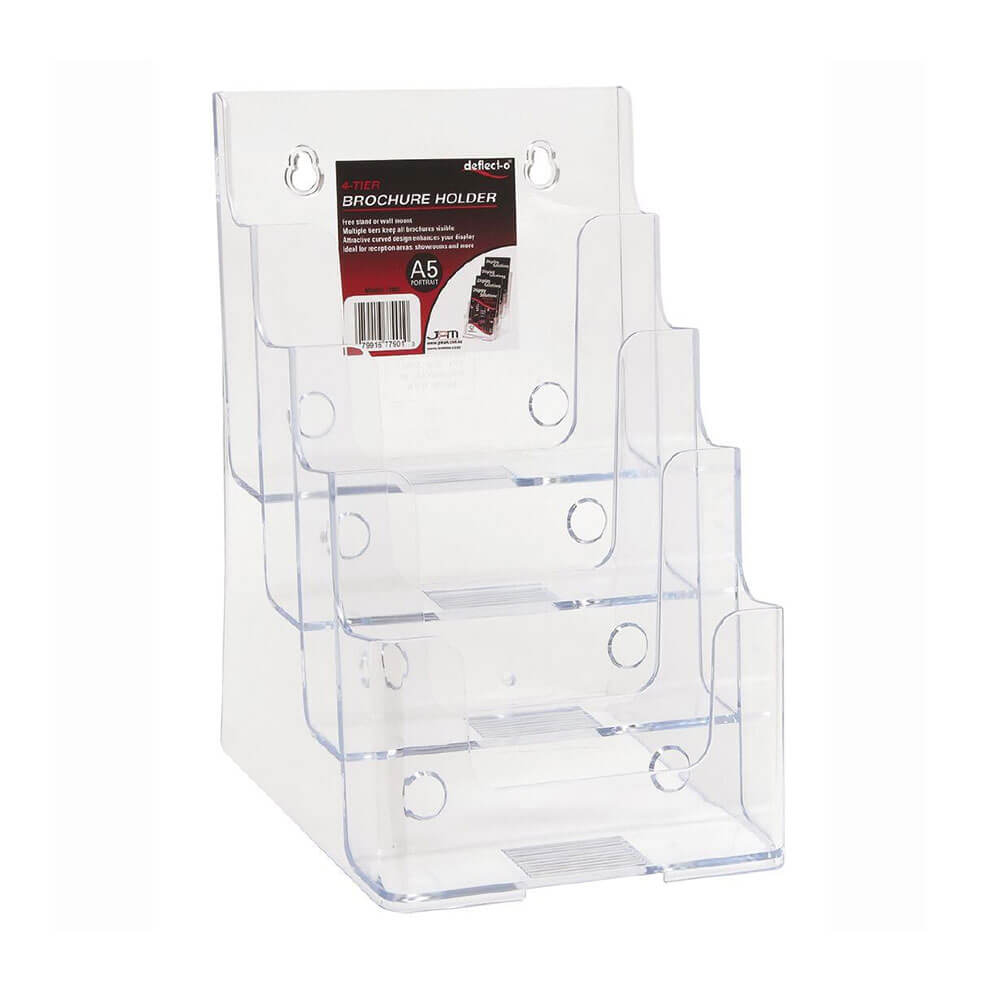 Deflecto Wall Mount Brochure Holder (A5)