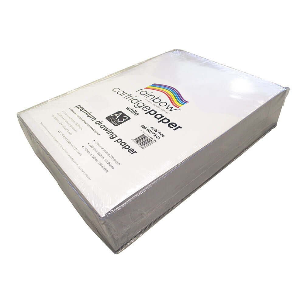 Rainbow Premium Case Paper White 110GSM