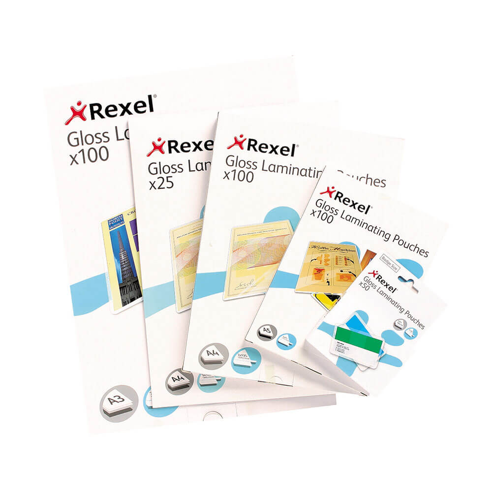 Rexel -laminerende zakjes A4 100pk