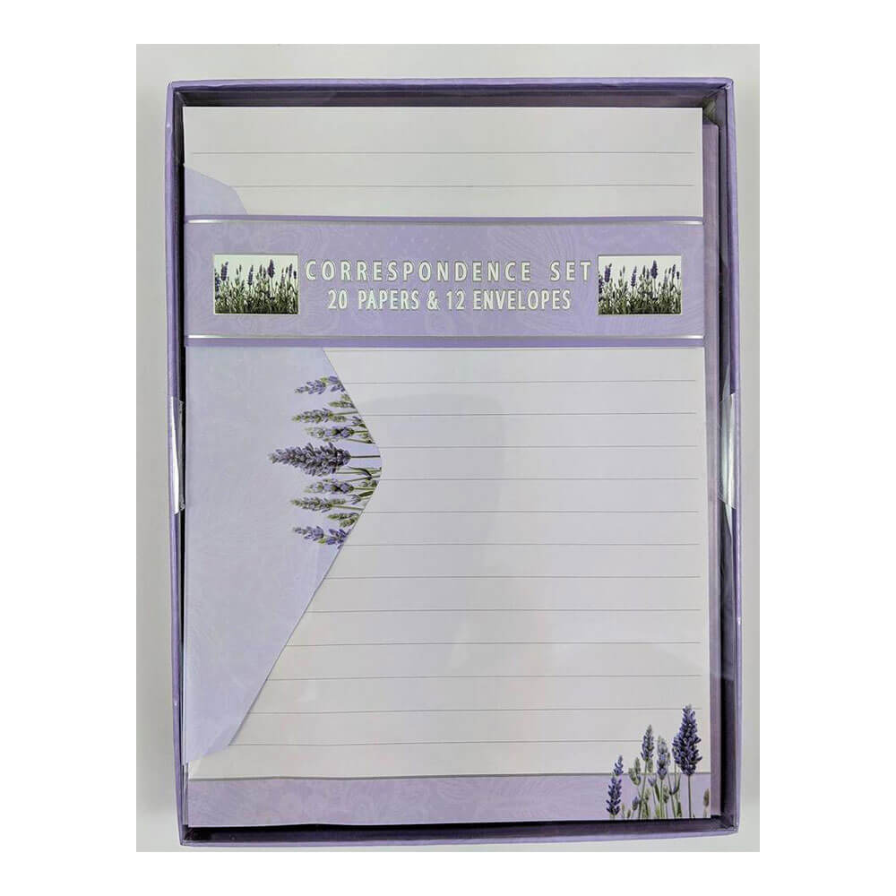 Ozcorp Lavender Correspondence Set (12 Envelope)