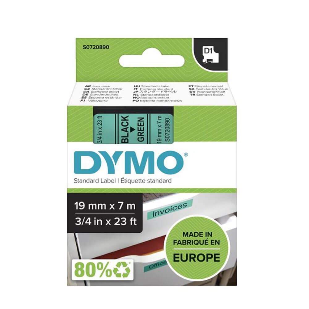 Dymo D1 Tape Etichetta 19mmx7m