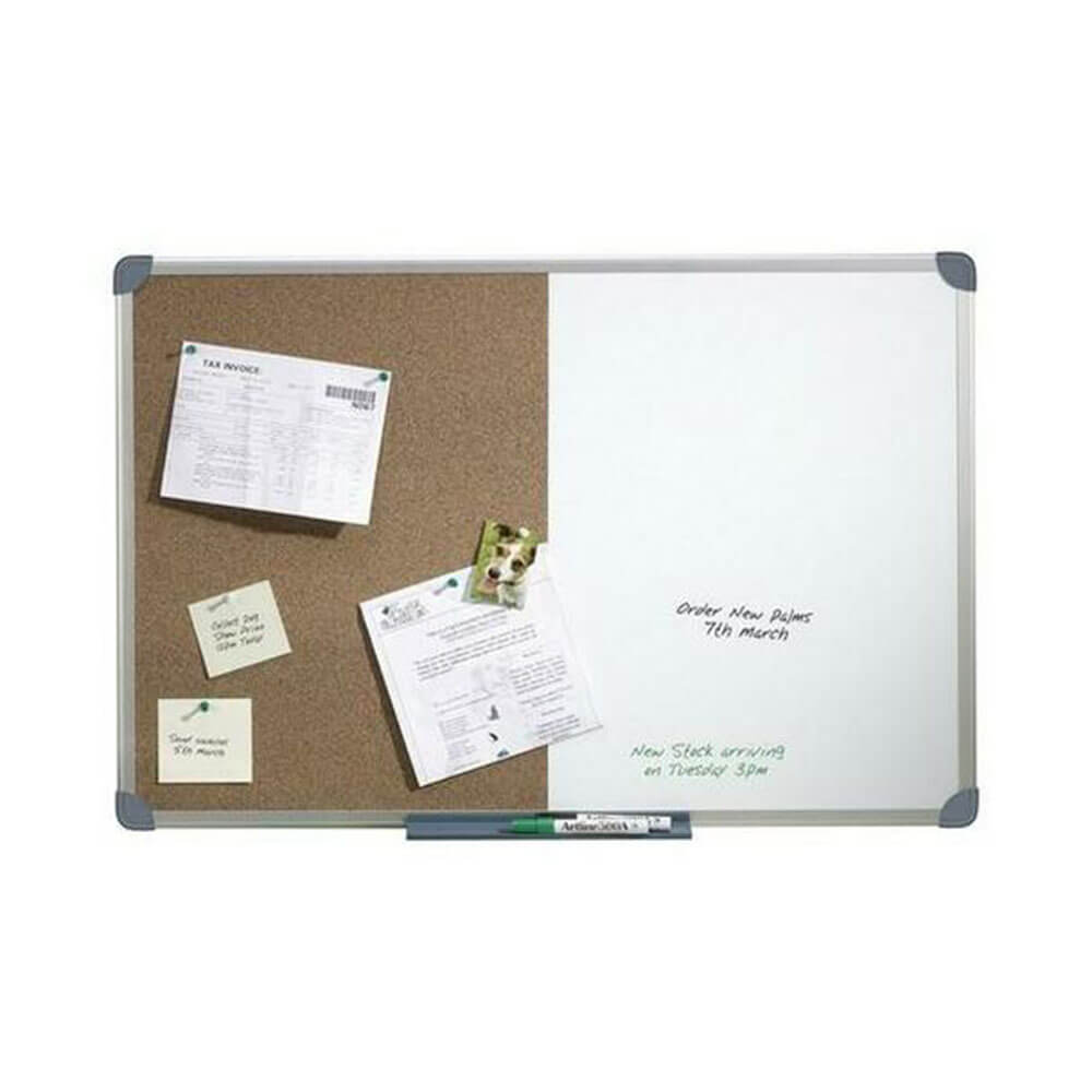 Quartet Aluminium Frame Penrite Combo Board (Cork/White)