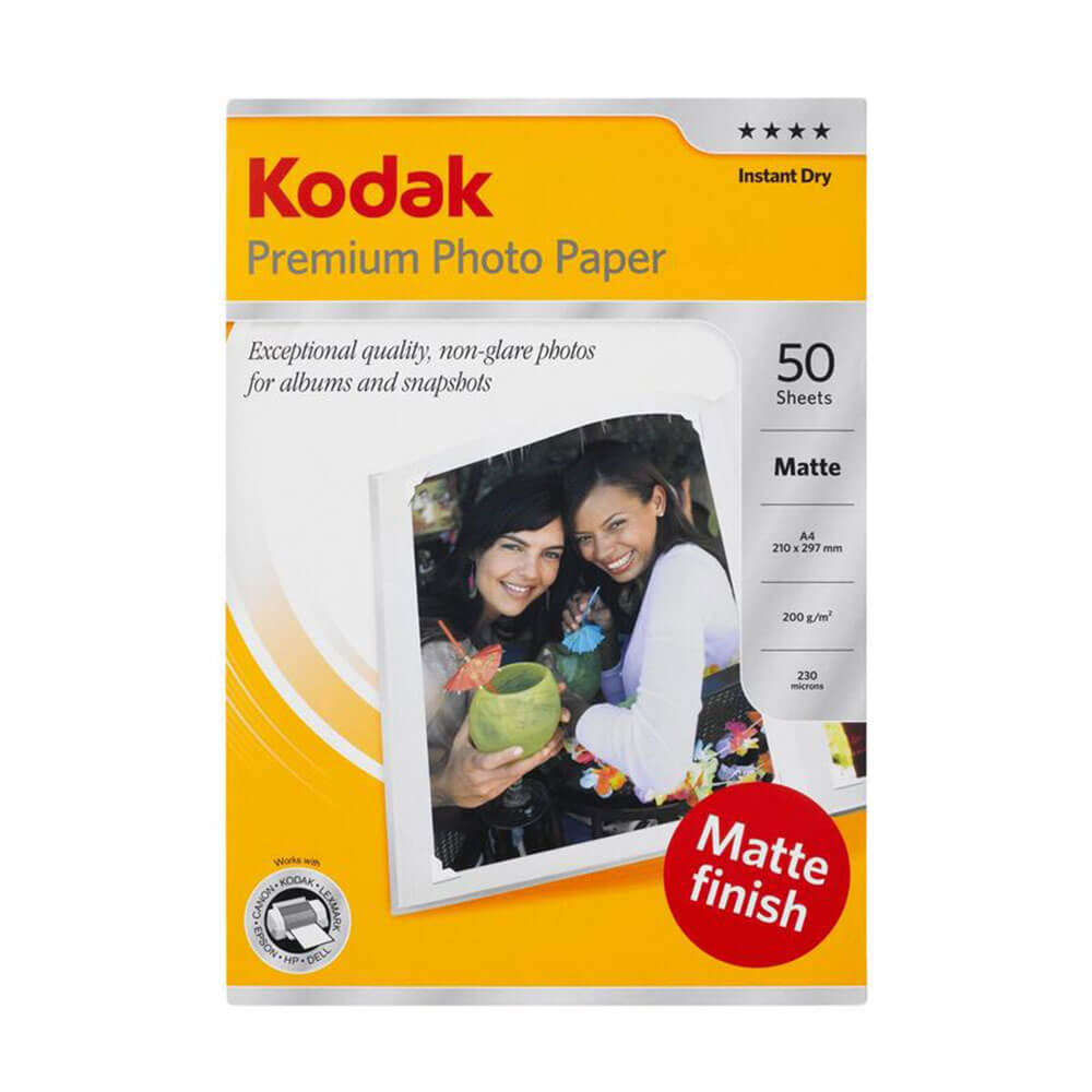 Papier photo Kodak Premium A4 (50pk)