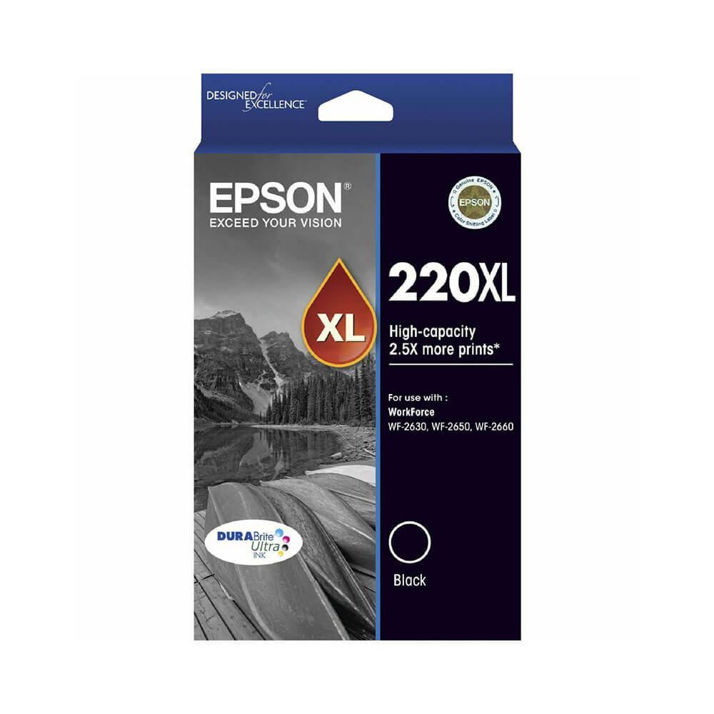 Epson højkapacitet inkjetpatron 220xl