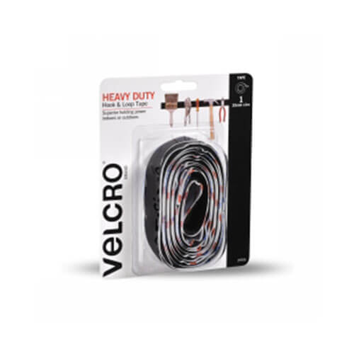 Velcro Heavy-duty Hook & Look Tape (Black)