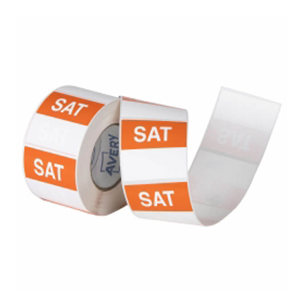 Avery Removable Label 40mm 500/Roll White