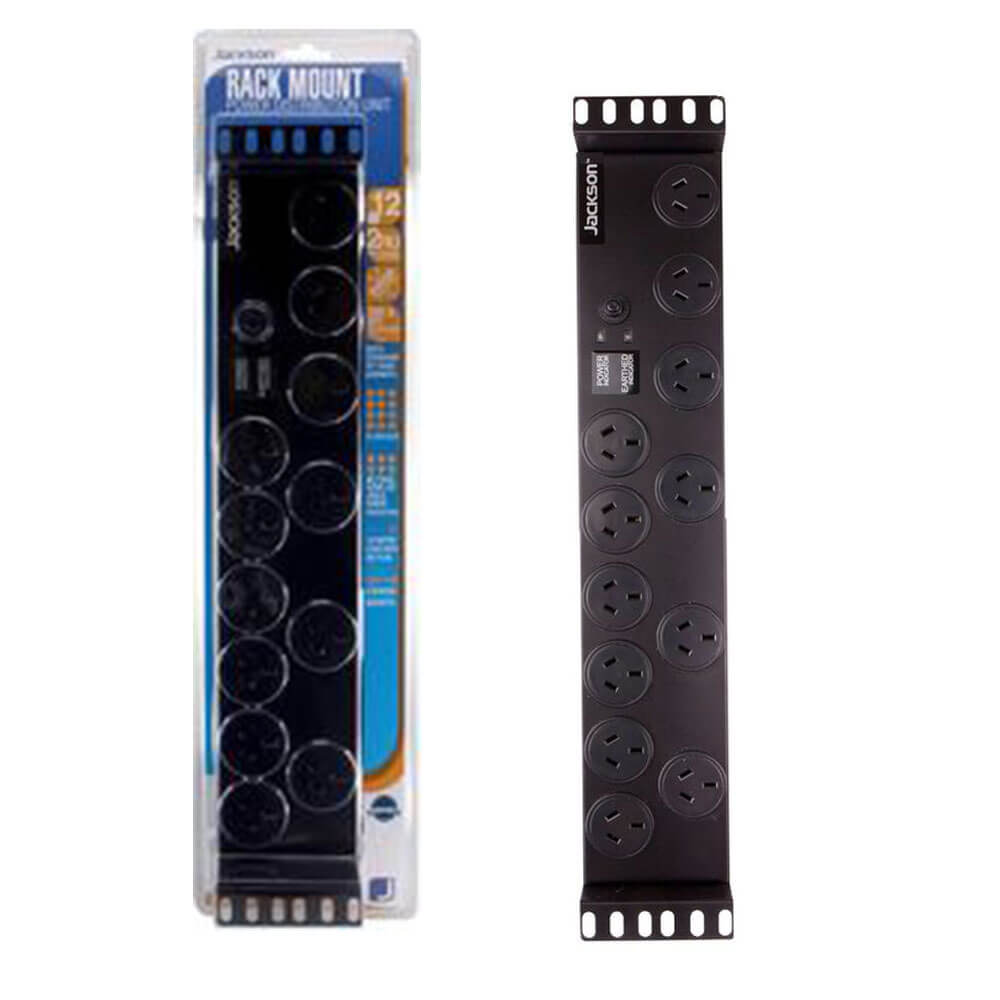 Jackson Industries Rack Mount Powerboard (Schwarz)