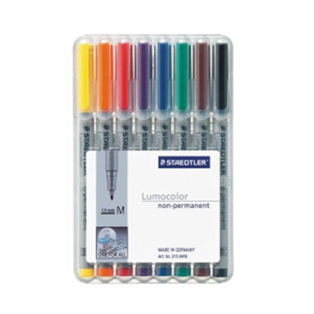 Staedtler Water Soluble Marker Medium Assorted