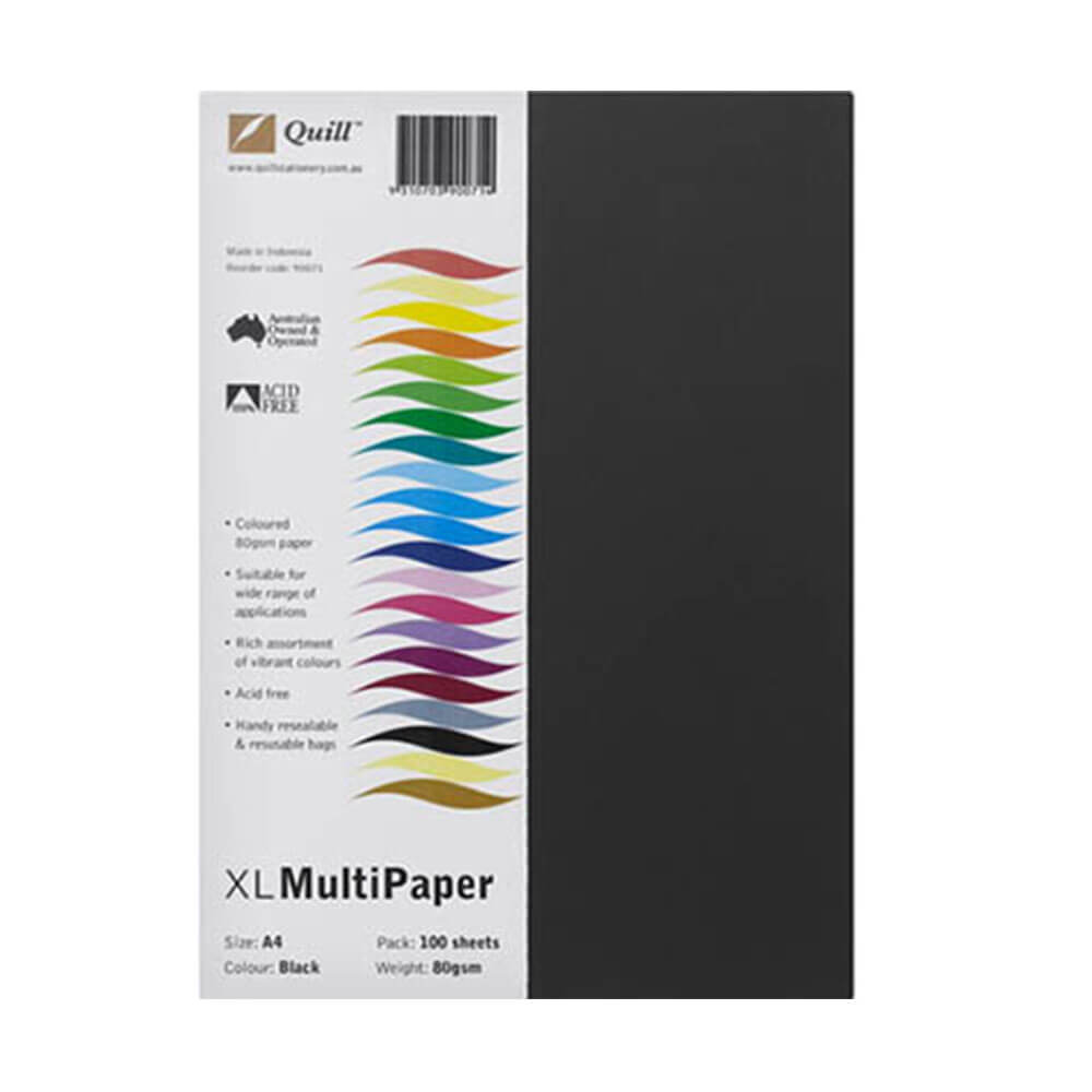 Quill Multioffice Paper 100pk 80GSM (A4)