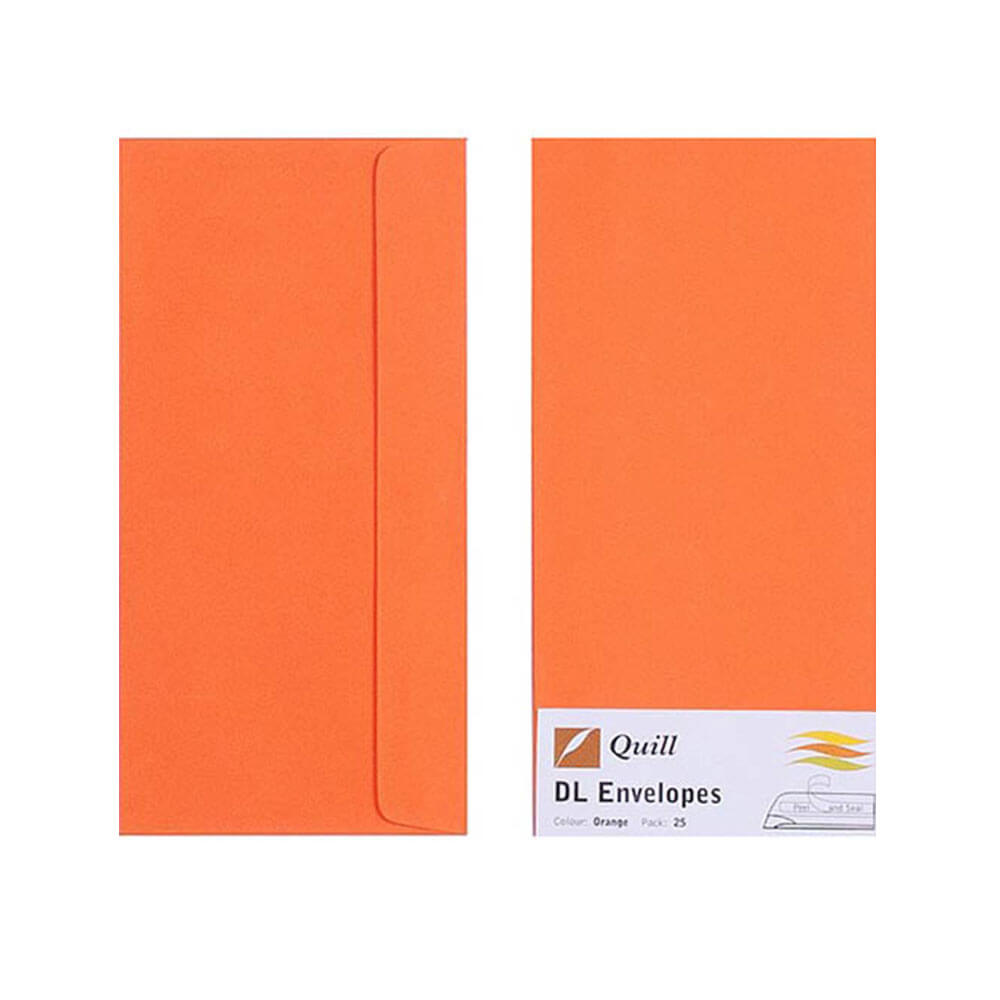 Quill Enveloppe 25pk 80gsm (DL)