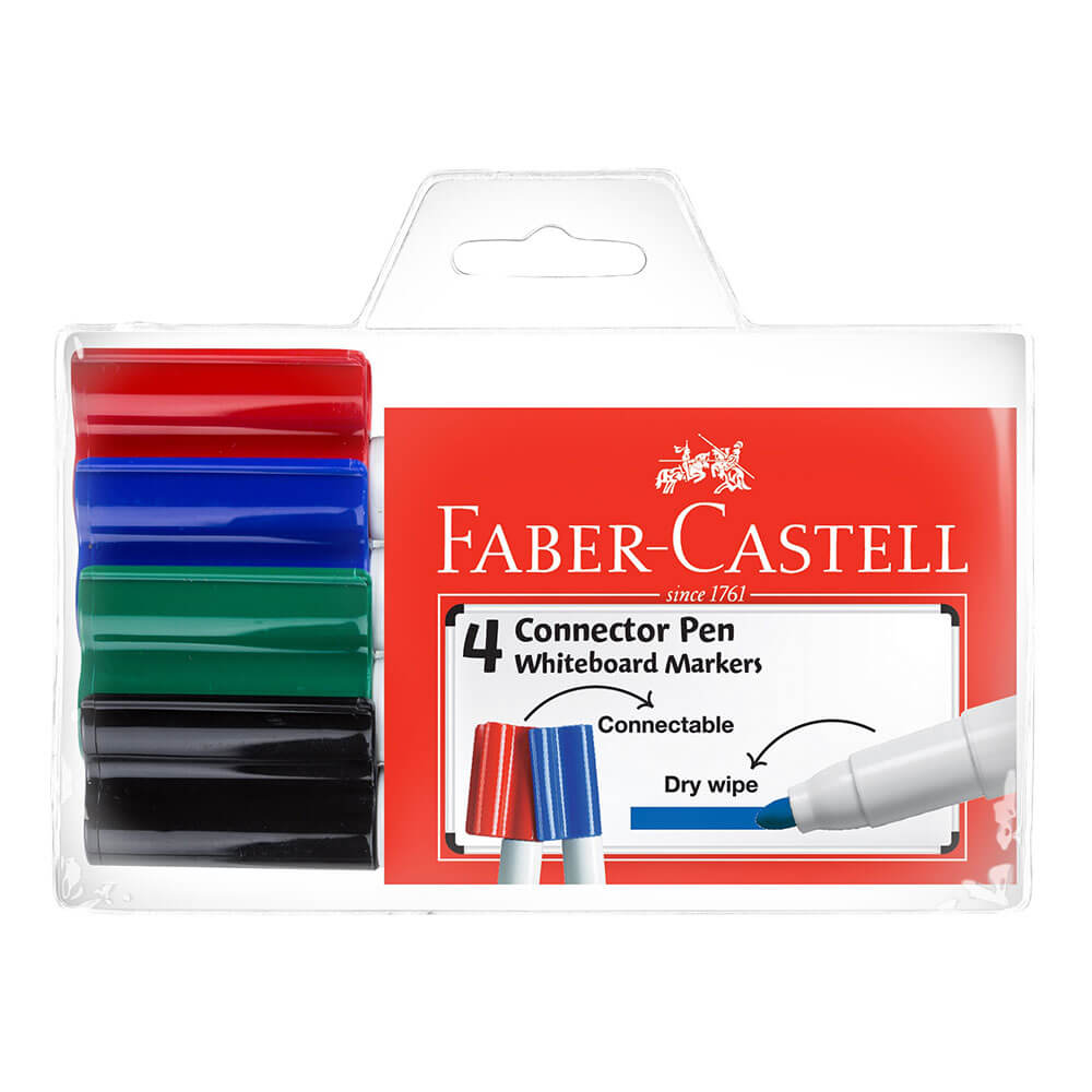 Faber-Castell Whiteboard Markers (4pk)