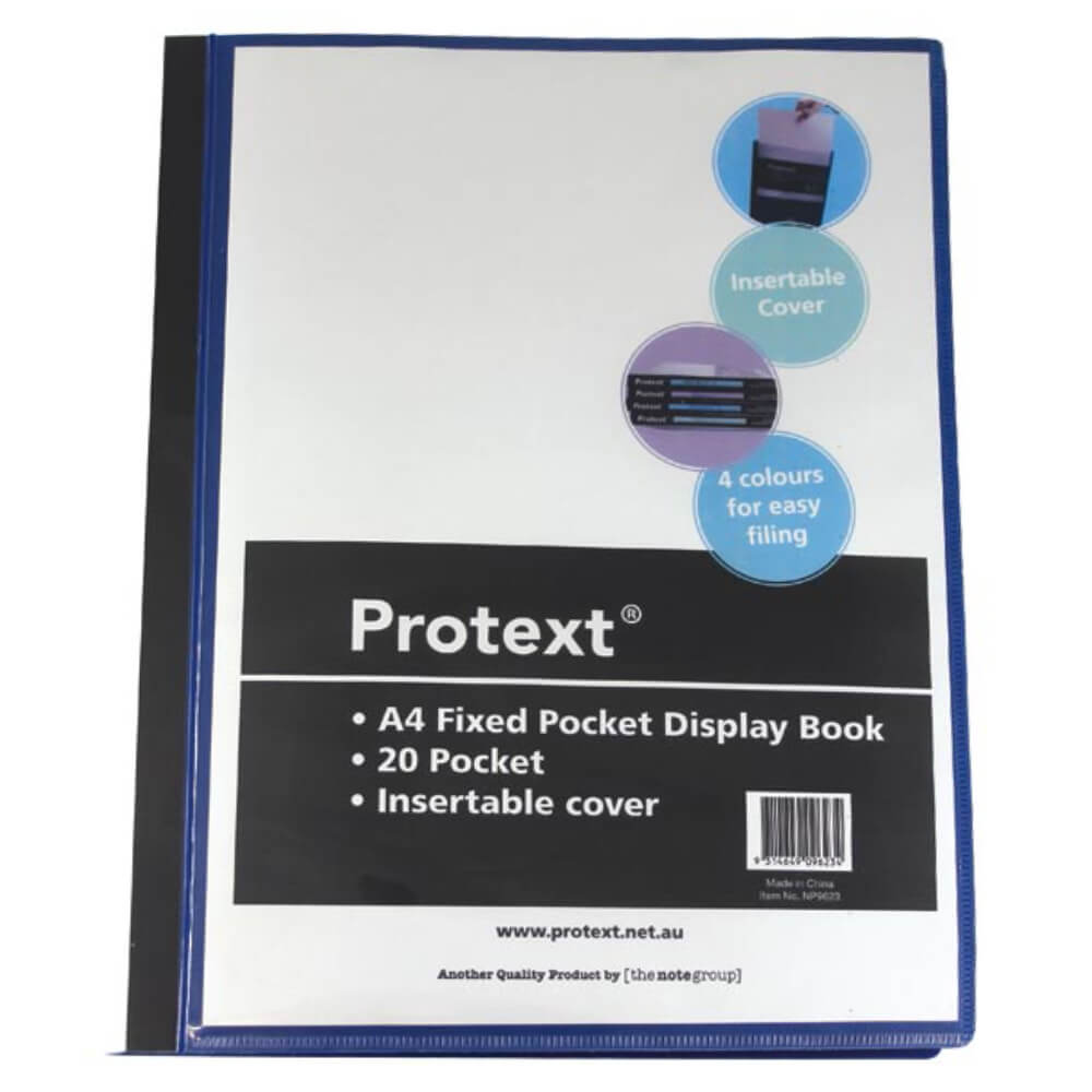 Protext Insert Cover Display Book A4 (sort)