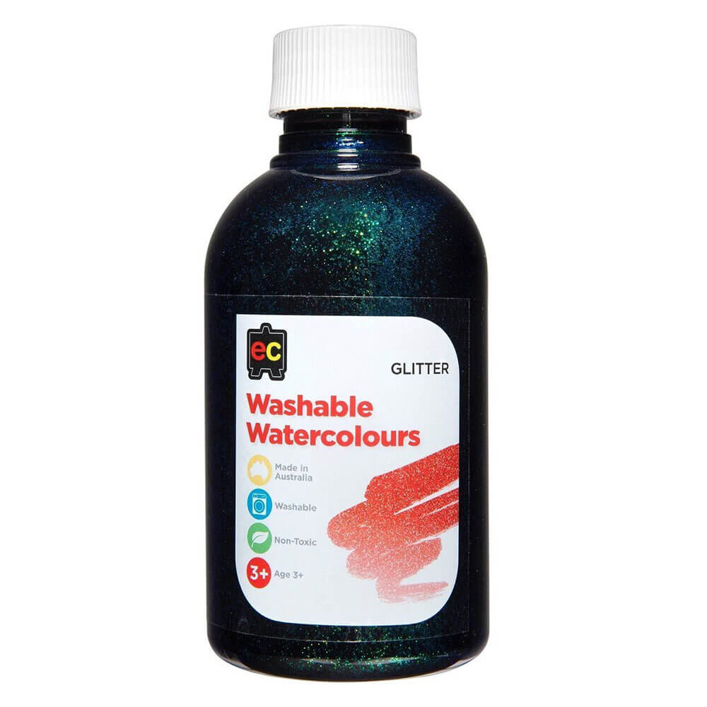 EC Glitter wasbare waterverf 250 ml