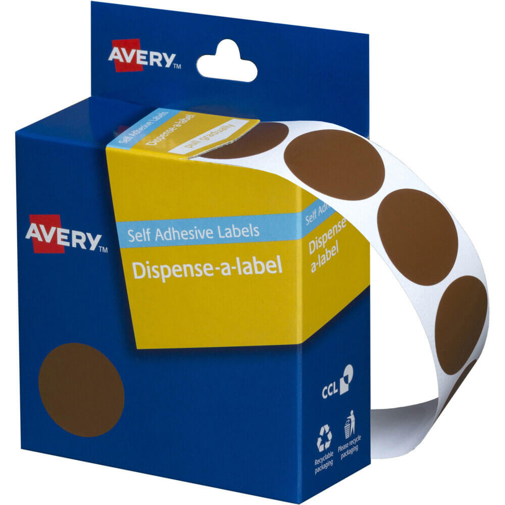 Avery autoadhesivas DOT Etiquetas 24 mm (500pcs)