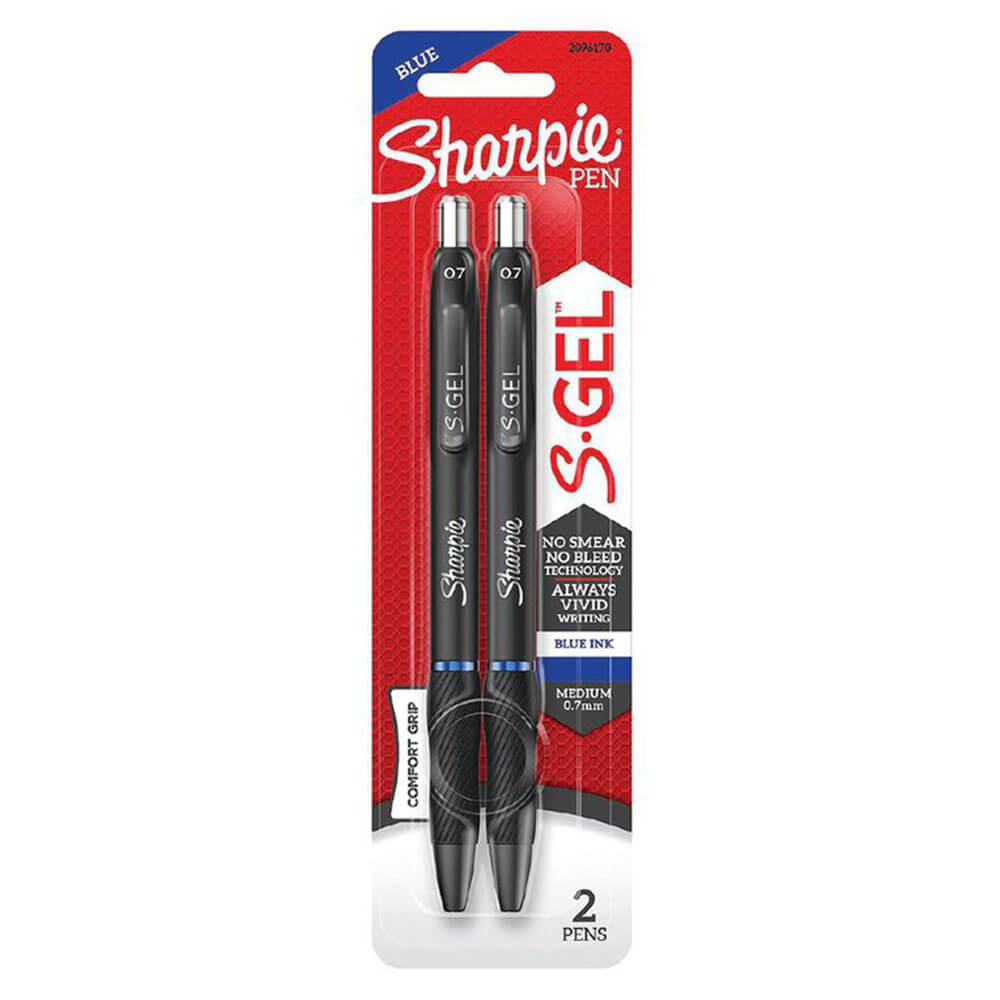 Sharpie S-Gel Rétractable PAL MIDE 0,7 mm (2pk)