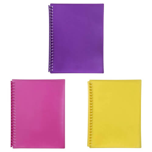 Marbig Refillable Display Book A4 (Translucent)