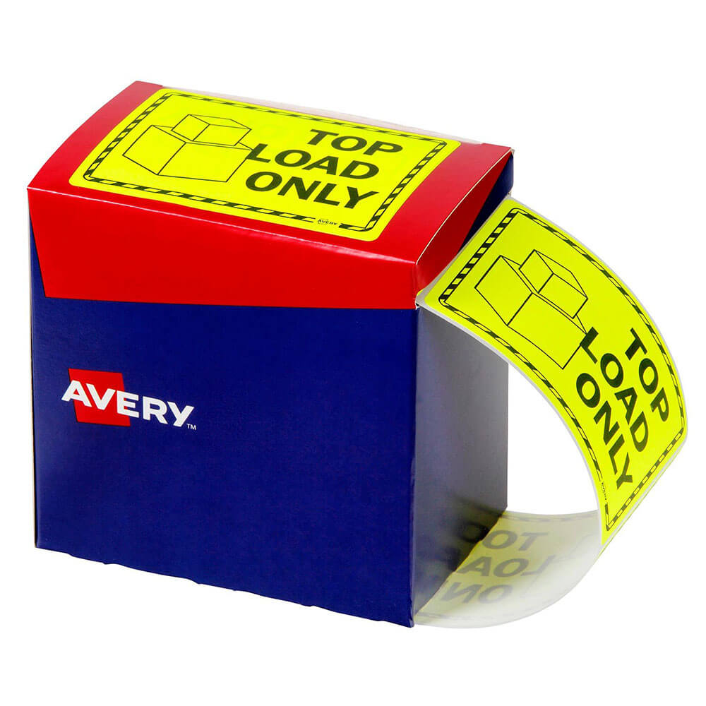 Avery Labels 750pcs 75x99.6 mm (jaune)