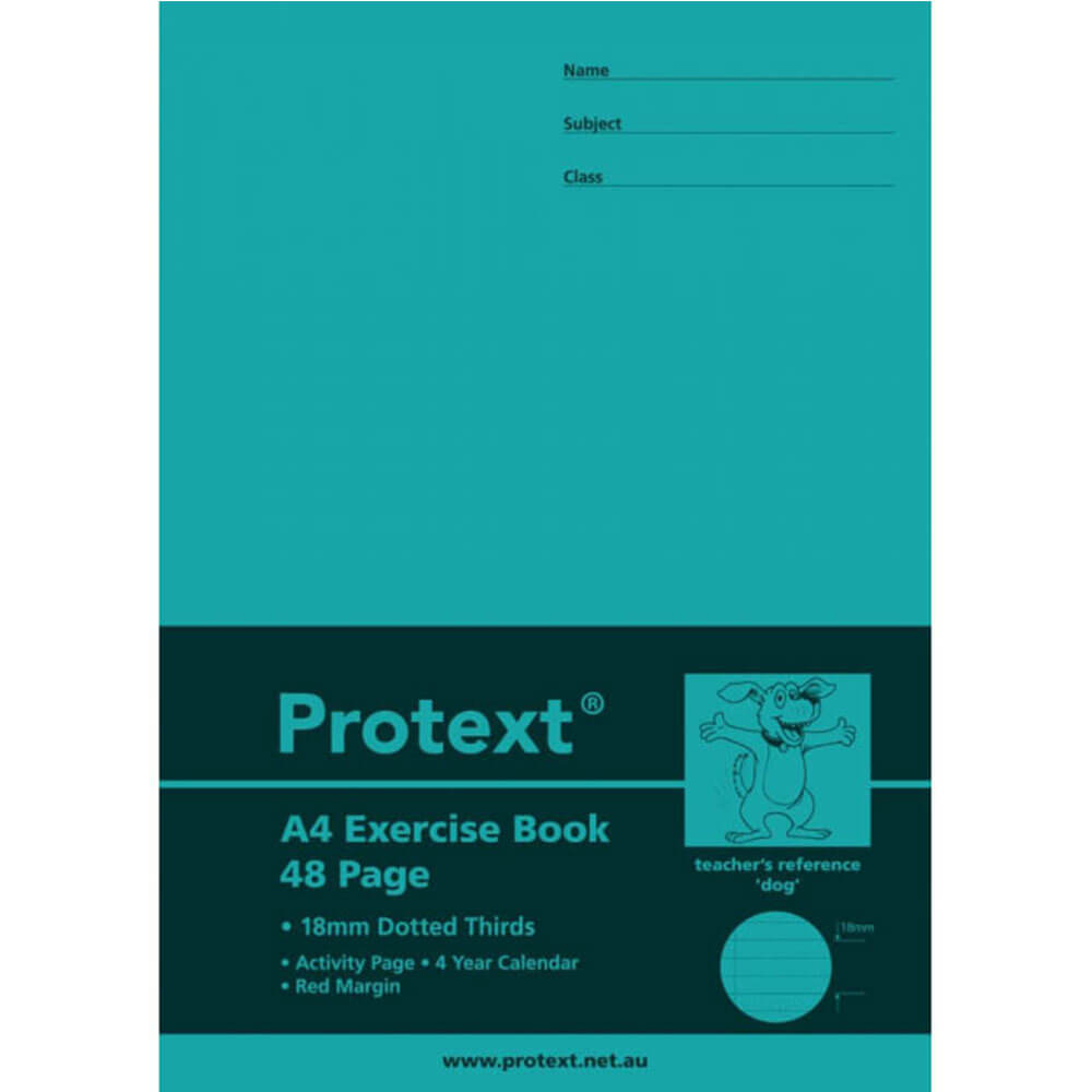 PROTEXT EXERCICE Book 48 pages avec ligne pointillée (A4)