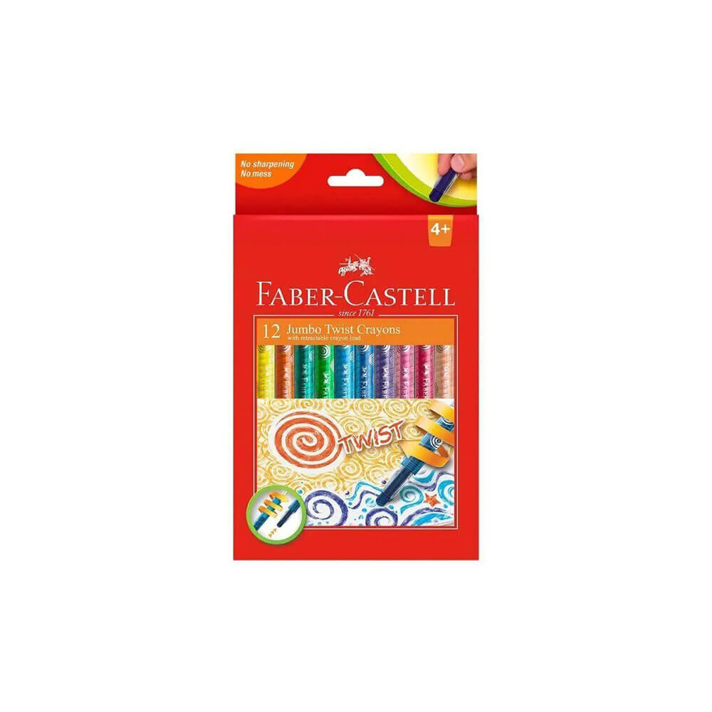 Faber-Castell Twisteble Crayons 12pk (assortito)