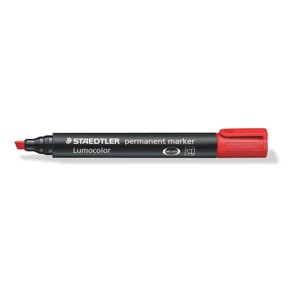 Staedtler lumocolor permanente beitelpunt marker 10 stc