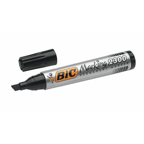 Bic Chisel Tip Permanent Marker 12pcs (3.1-5.3mm)