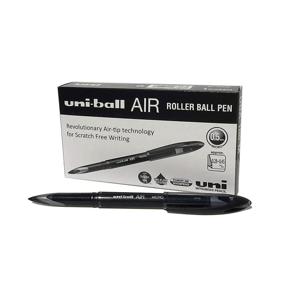 Uni Air Liquid Ink Micro Rollerball Pen 0,5 mm 12st