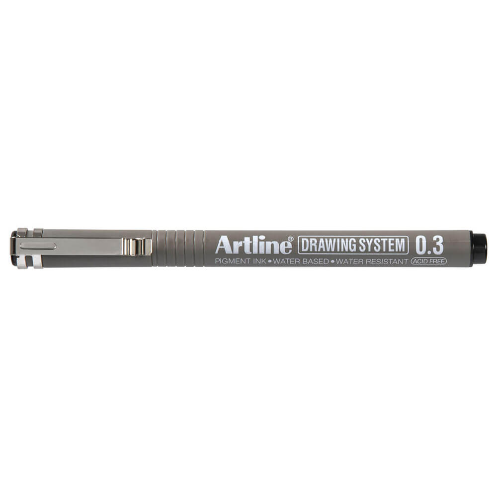 Artline Drawing System Pen 12pcs (Black)