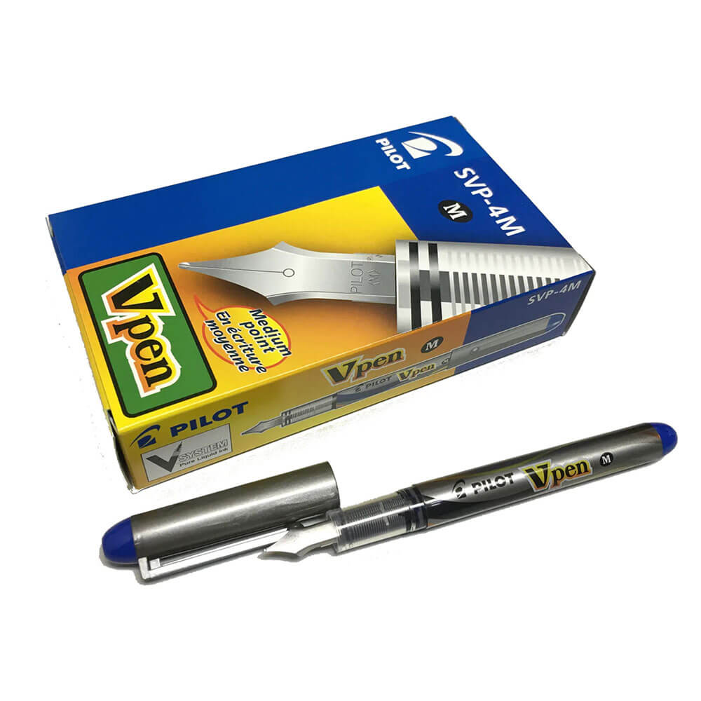 Pilot VPen Disposable Fountain Pen (Box of 12)