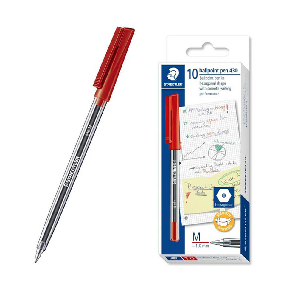 Staedtler Stick Medium Ballpoint Pen (pudełko 10)