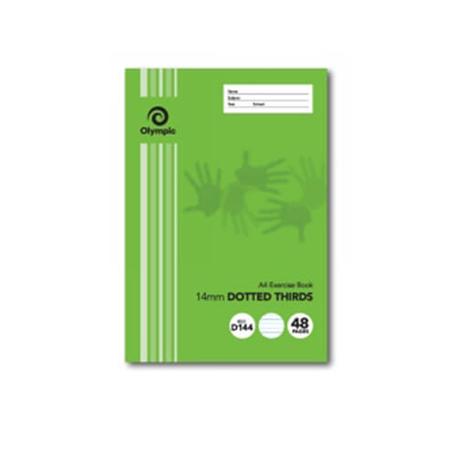 Olympic A4 Dotted Thirds Exercise Book 20pk (Green)