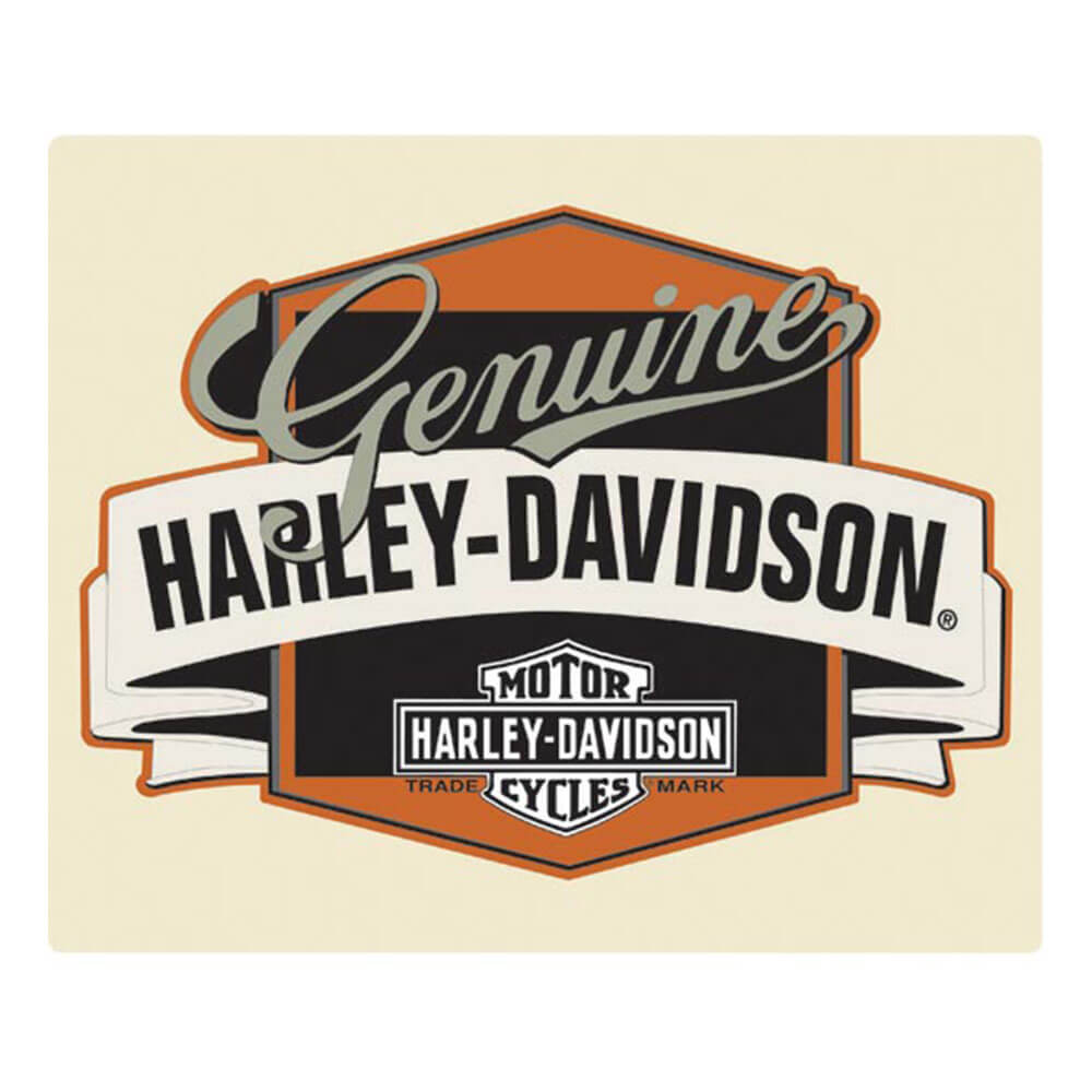 Harley Davidson Die Cut præget tinskilt