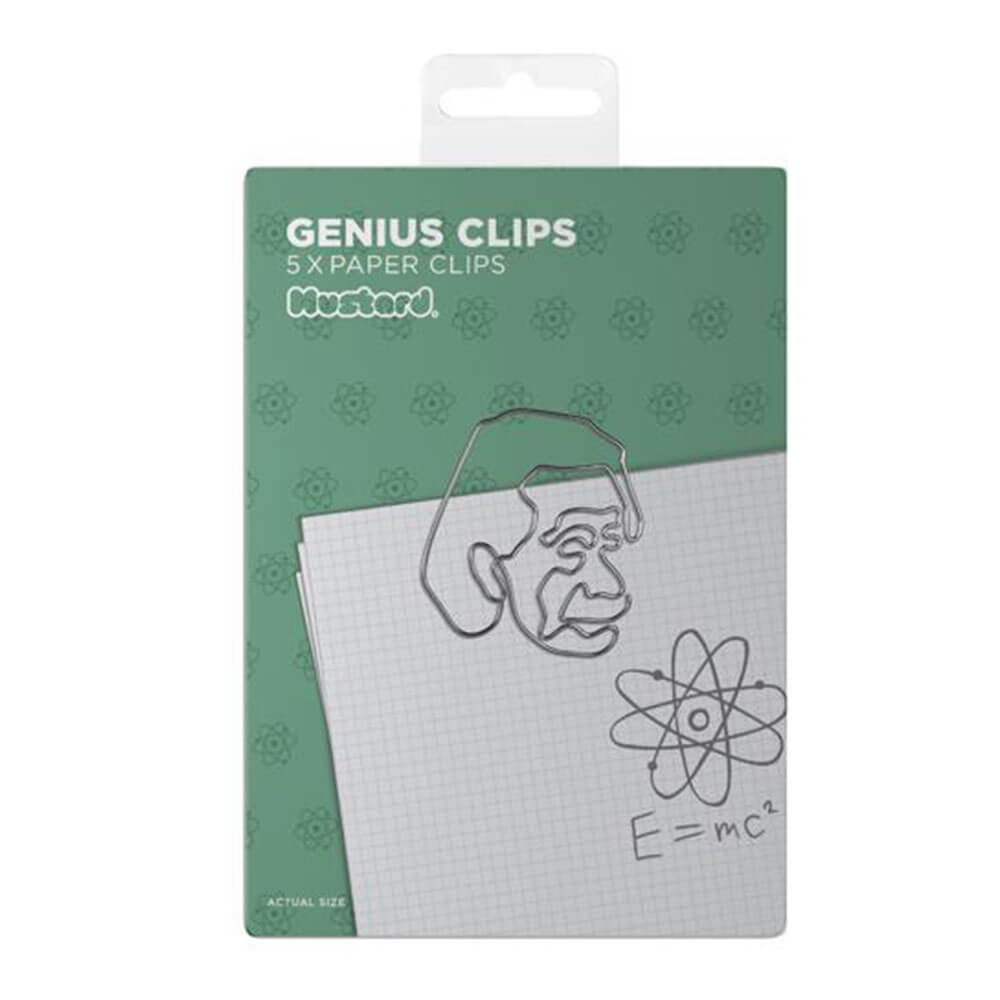 Paper Clips de moutarde 5x